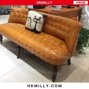 A&0384歐式沙發椅 美式梳化 門店服裝店休息椅 復古辦公室sofa