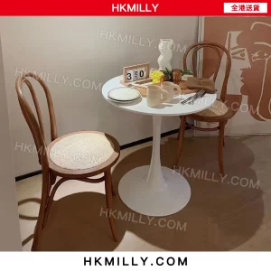 A&0914藤椅索耐特thonet美式法式復古實木中古家用餐廳靠背椅子藤編餐椅