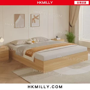 A&1574實木榻榻米床架 儲物床 抽屜床 雙人床 Queen size bed 高箱儲物床 櫃桶床 無床頭平面床Bed