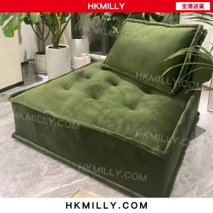 A1602貓抓皮科技佈羊羔絨荷蘭絨棉麻布藝方塊沙發懶人沙發榻榻米梳化落地沙發