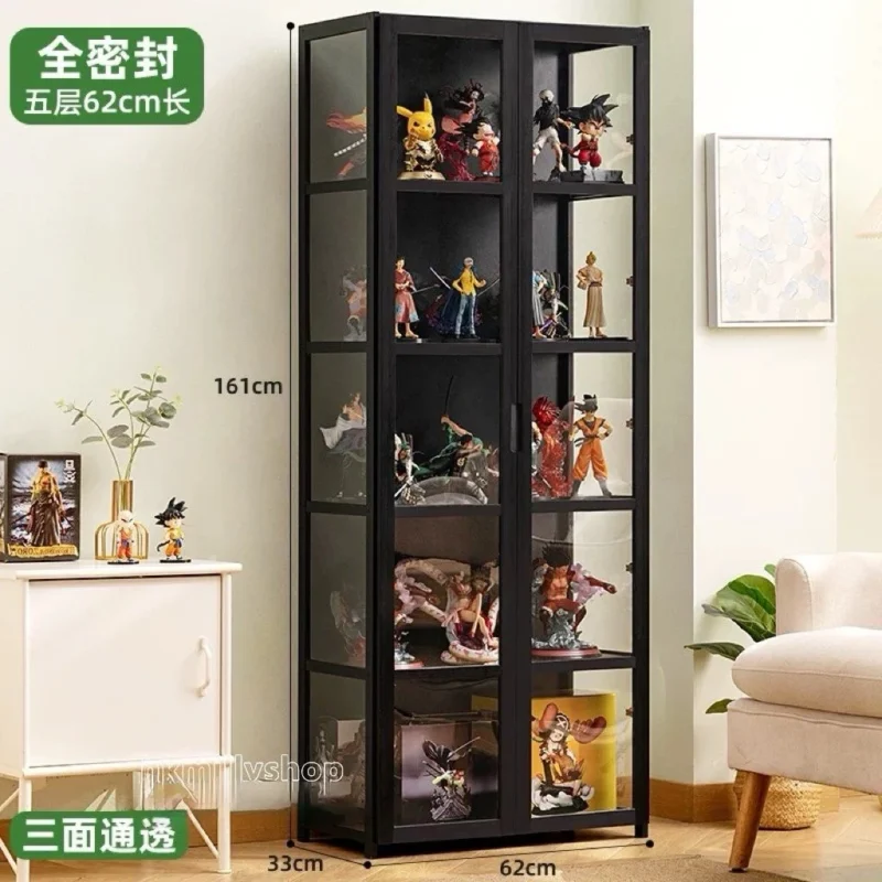 A&1792展示櫃 手辦櫃 三面透明櫃 積木櫃 亞克力櫃 展示架 模型櫃 - Image 6