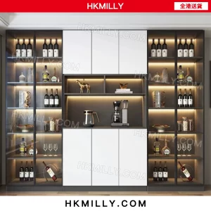 A&0636餐邊櫃 廚房收納櫃 酒櫃 碗櫃 茶水櫃 微波爐櫃子 烤箱收納櫃