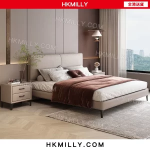 A&1520油壓床儲物床 框架床 雙人床 四呎床 五呎床 Queen size bed 氣壓床 液壓床 科技佈床頭軟靠 收納床架全新包送貨