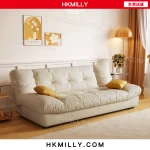A&1577貓抓佈懶人沙發床 牛奶絨梳化床 雲朵Sofa 可折疊沙發 奶油風格 Sofa bed