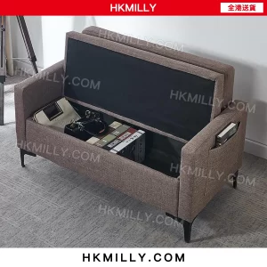 A0925儲物沙發 雙人梳化 單人梳化sofa 布藝梳化全新包送貨 可收納沙發 雙人位 單人位