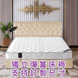 A&0358床褥床垫 精钢弹簧床墊席夢思 双人椰棕床褥 乳胶床褥 獨立彈簧床褥 軟硬兩用可訂製尺寸