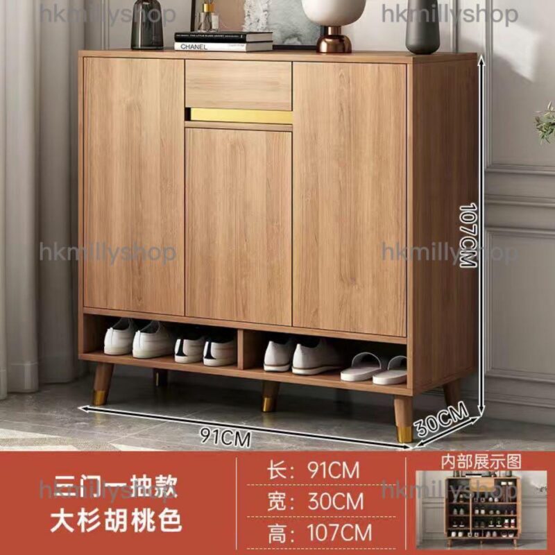A&0605大容量鞋櫃 鞋架 入門收納櫃 儲物櫃 玄關櫃 簡約時尚鞋架 - Image 7
