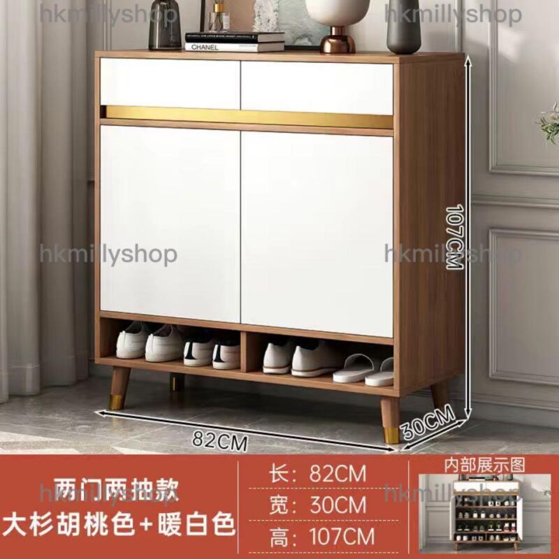A&0605大容量鞋櫃 鞋架 入門收納櫃 儲物櫃 玄關櫃 簡約時尚鞋架 - Image 5