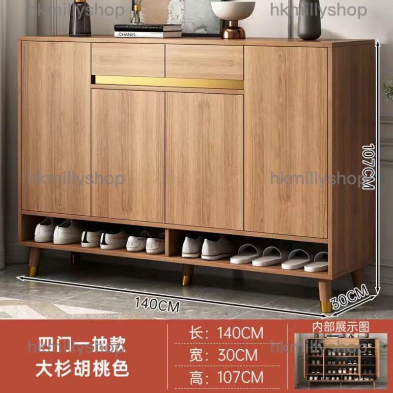 A&0605大容量鞋櫃 鞋架 入門收納櫃 儲物櫃 玄關櫃 簡約時尚鞋架 - Image 9