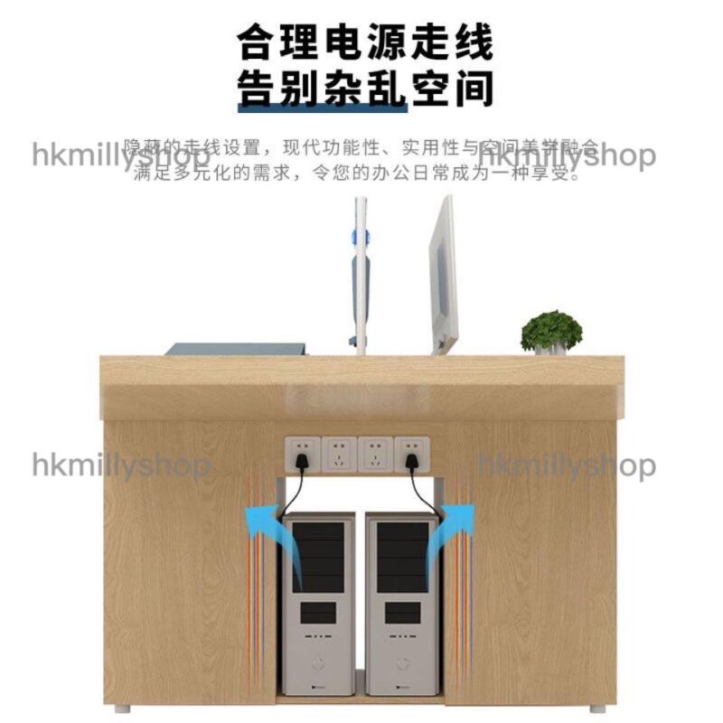A&0638辦公台 辦公桌 電腦桌 職工枱 職員枱椅 卡座 - Image 5