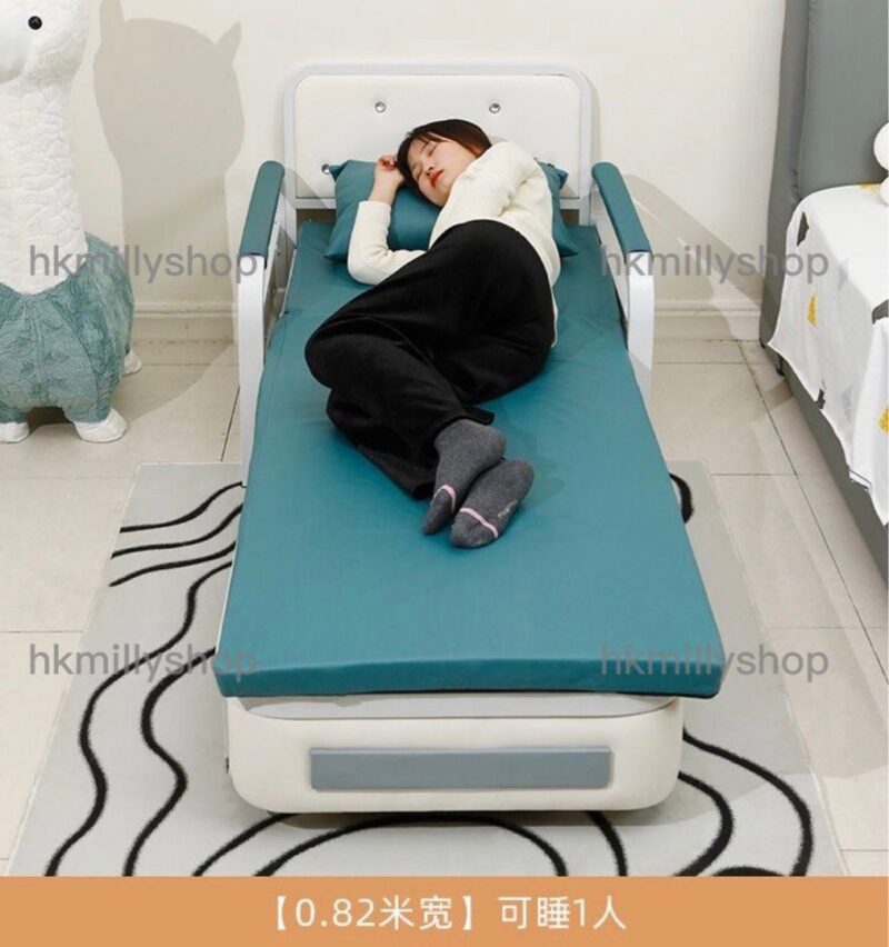 A&0747梳化床科技皮防水沙發床折疊床單人床雙人床多功能簡易折疊沙發 - Image 2
