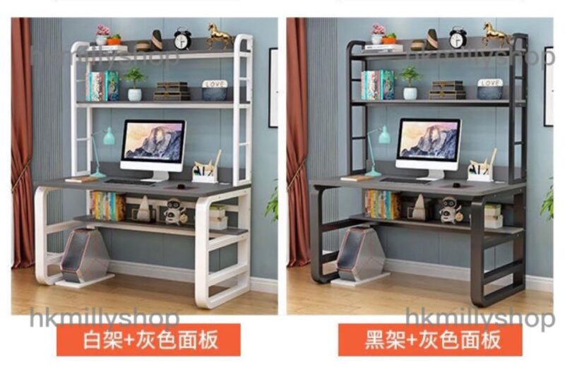 A&1047台式電腦枱 電腦桌 辦公枱 辦公桌 書桌 寫字台 書架一體桌 兒童學習桌 書枱 - Image 6