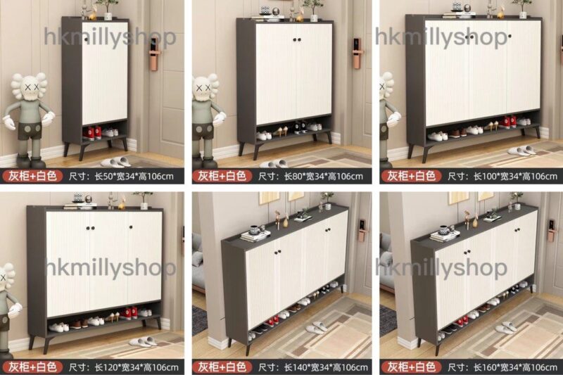 A1306大容量鞋櫃 入門收納櫃 門廳櫃 儲物櫃 隔斷櫃 玄關櫃 鞋架 - Image 10