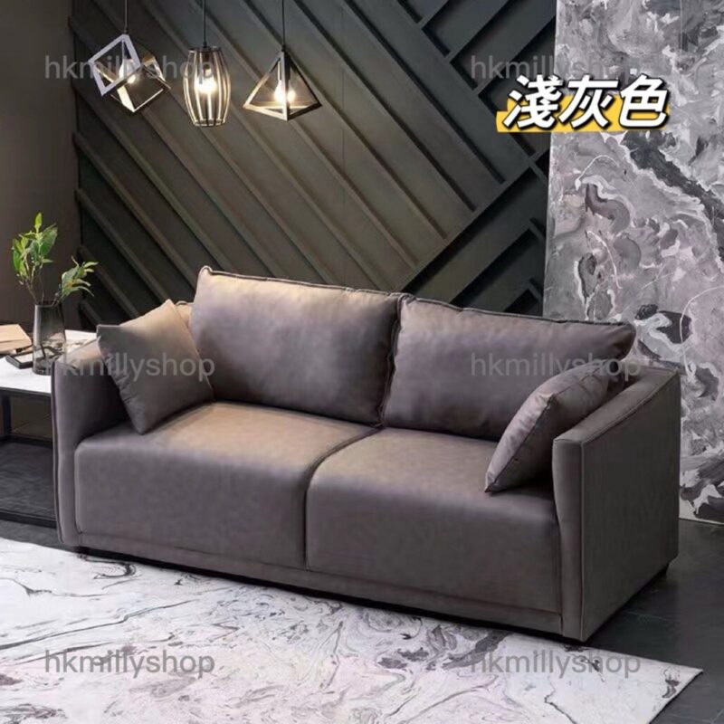 A&1418防污沙發 小戶型梳化 科技皮沙發皮質沙發 多顏色選擇 - Image 7