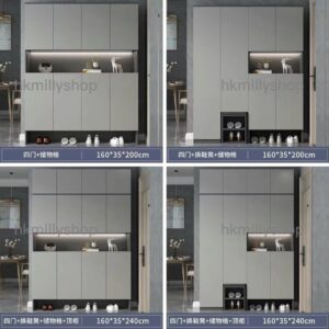A&1445高身鞋櫃 大容量收納櫃 入門櫃 鞋架 玄關櫃 隔斷櫃 換鞋櫃 靠墻櫃 落地櫃 陽台儲物櫃