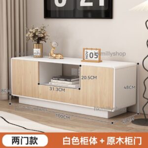 A&1685實木圓角電視櫃 多顏色選擇 電視機櫃 落地櫃 客廳收納櫃