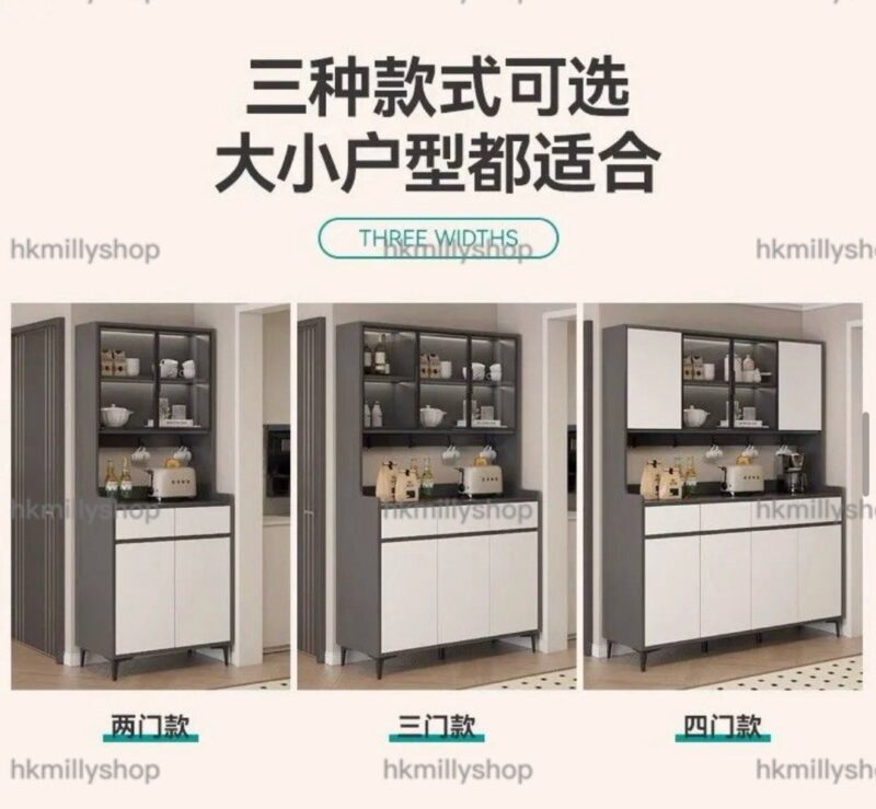 A&1849可訂造尺寸餐邊櫃碗櫃酒櫃電器置物櫃櫥櫃餐廳收納櫃儲物櫃操作台組合櫃茶水櫃雜物櫃抽屜櫃 - Image 6