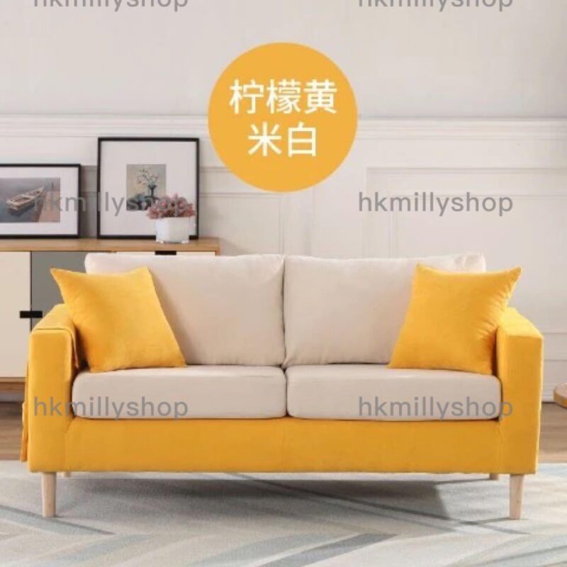 A&0879布藝梳化 北歐簡約小戶型沙發 服裝店門店梳化休息凳